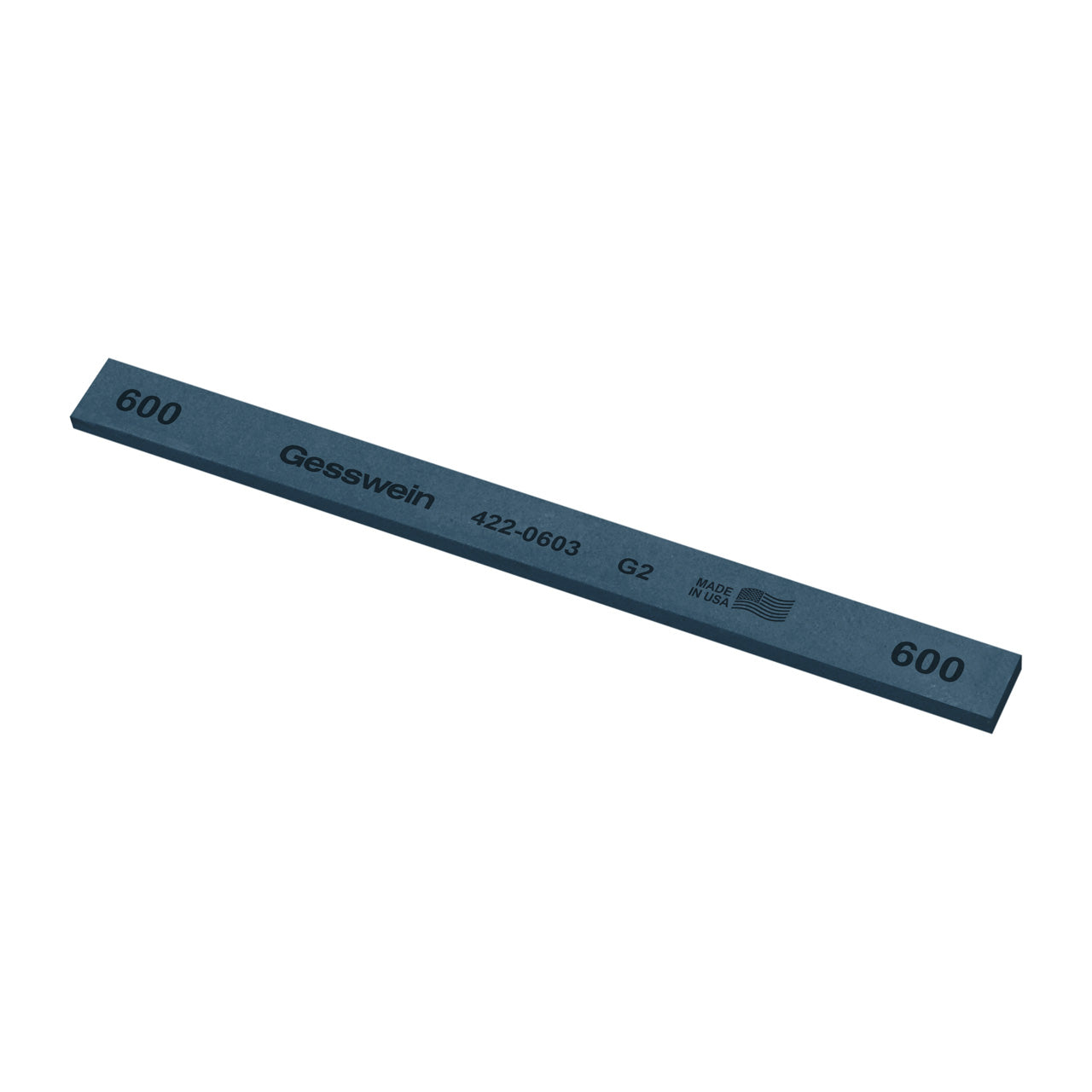 Gesswein® G2 Stones - 1/2" x 1/8" x 6", 600 Grit (Pkg. of 12)
