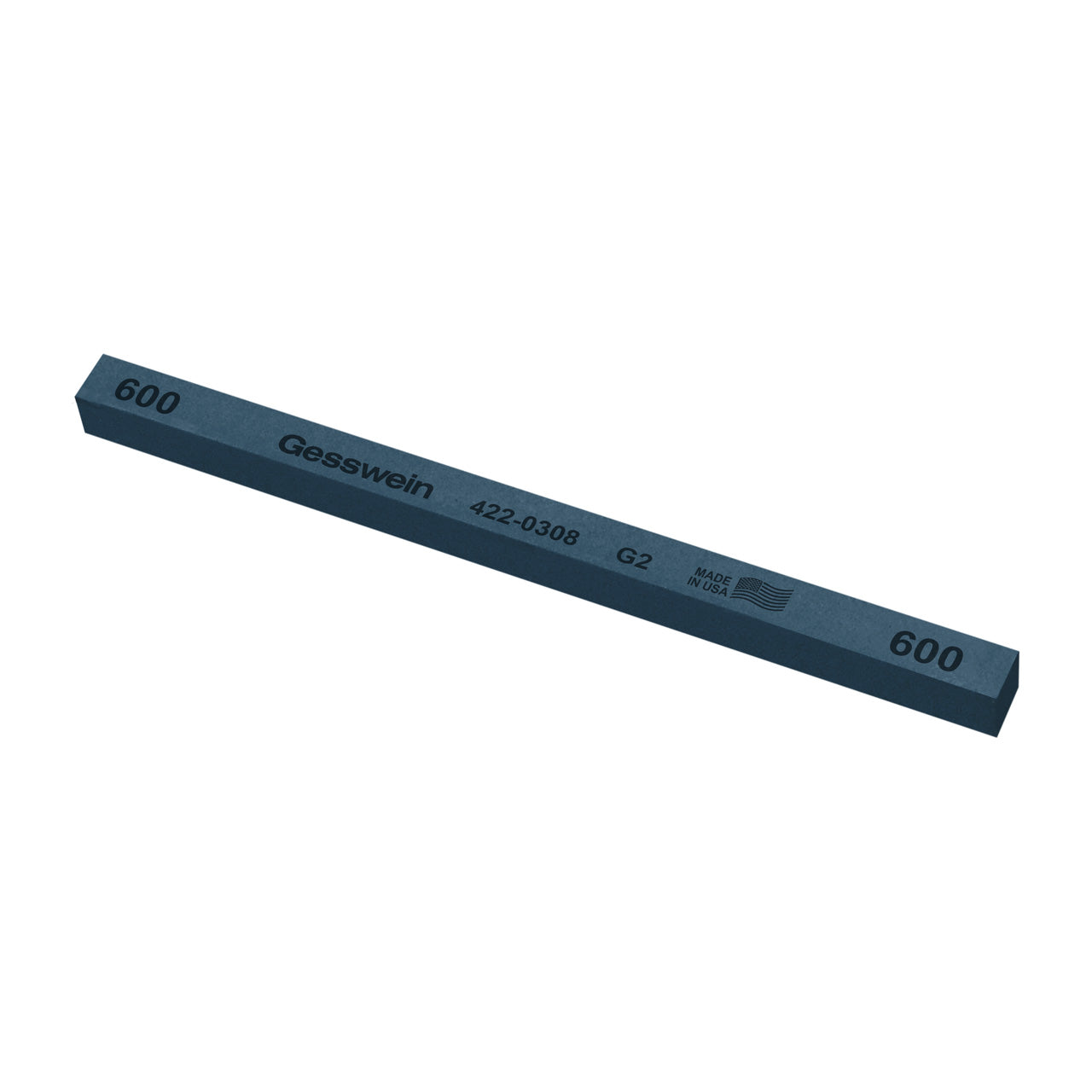 Gesswein® G2 Stones - 3/8" x 3/8" x 6", 600 Grit (Pkg. of 12)