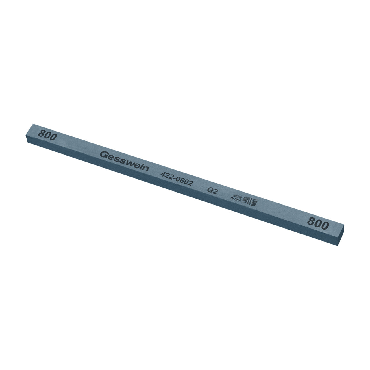 Gesswein® G2 Stones - 1/4" x 1/4" x 6", 800 Grit (Pkg. of 12)