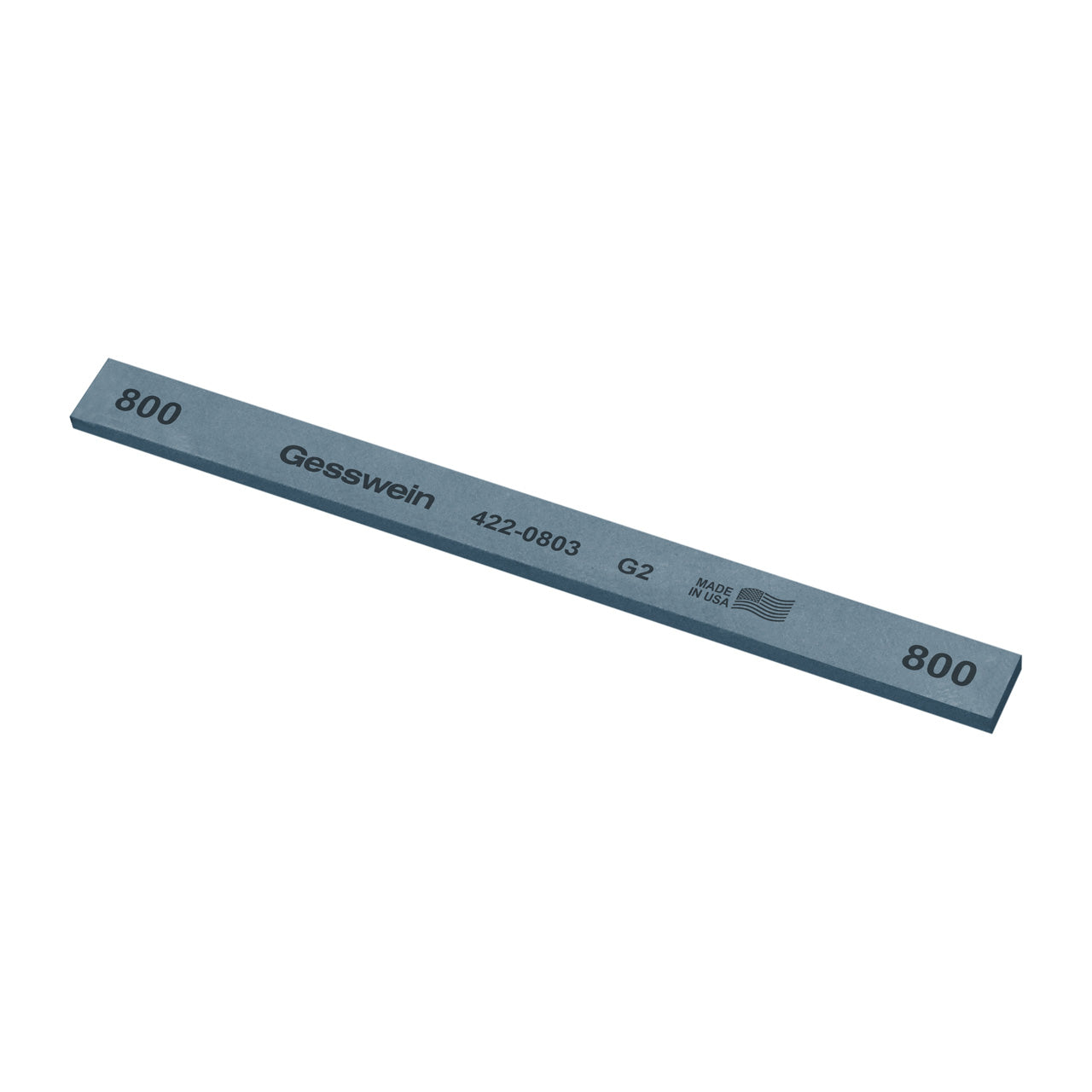 Gesswein® G2 Stones - 1/2" x 1/8" x 6", 800 Grit (Pkg. of 12)