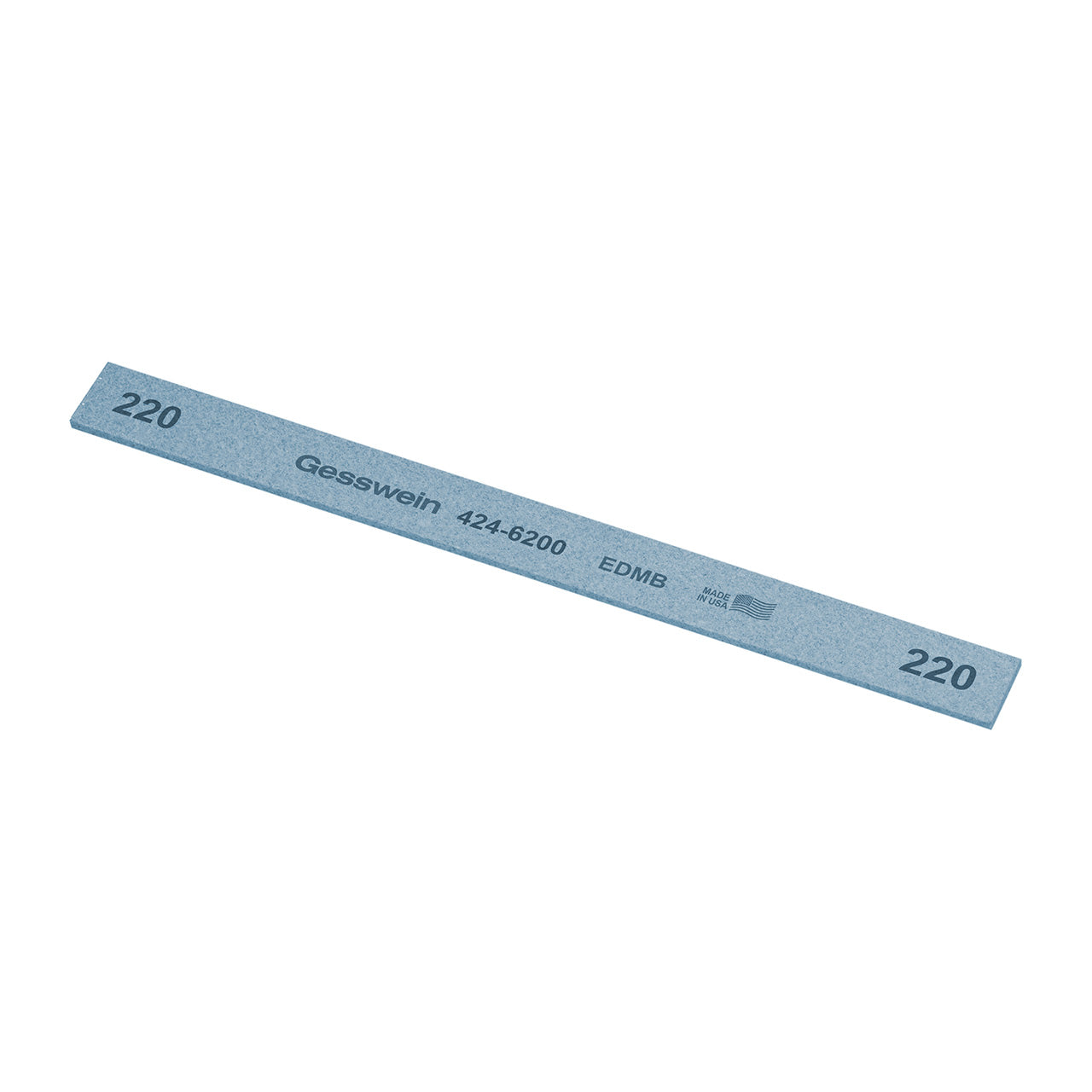 Gesswein® EDM Blue Stones - 1/2" x 1/16" x 6", 220 Grit (Pkg. of 12)