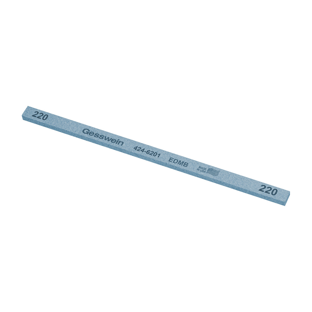 Gesswein® EDM Blue Stones - 1/4" x 1/8" x 6", 220 Grit (Pkg. of 12)
