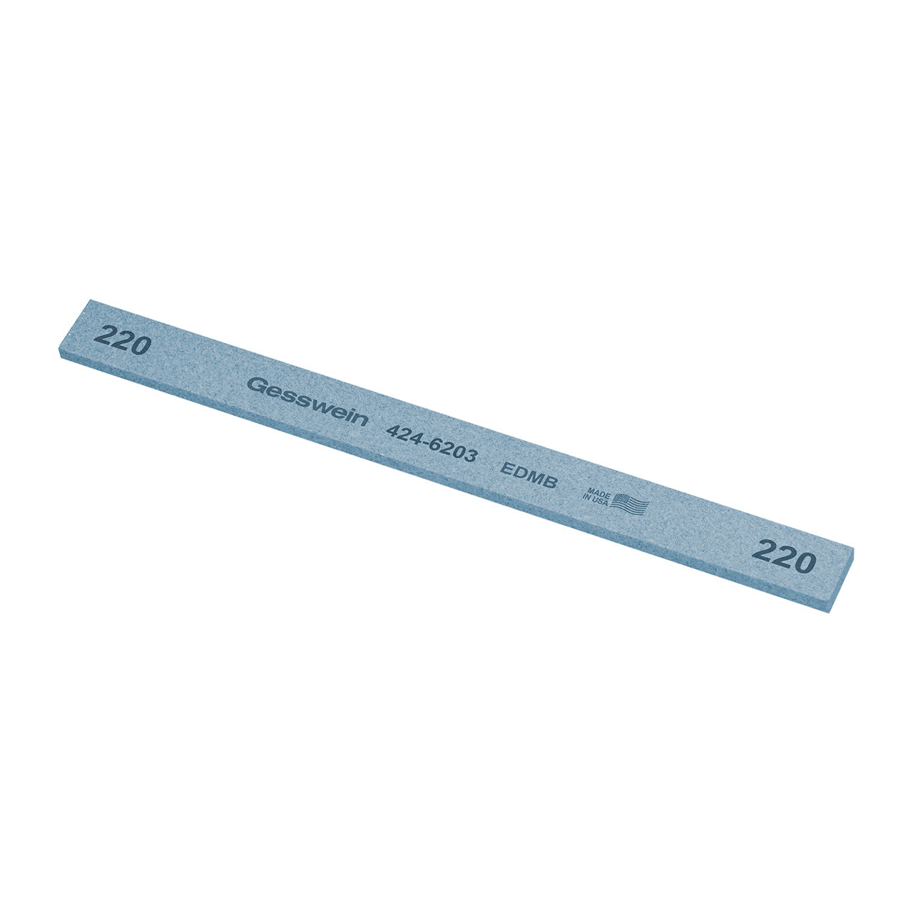 Gesswein® EDM Blue Stones - 1/2" x 1/8" x 6", 220 Grit (Pkg. of 12)