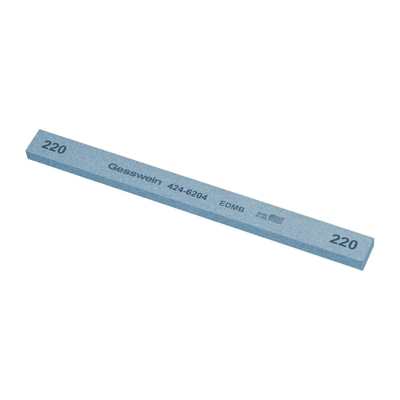 Gesswein® EDM Blue Stones - 1/2" x 1/4" x 6", 220 Grit (Pkg. of 12)
