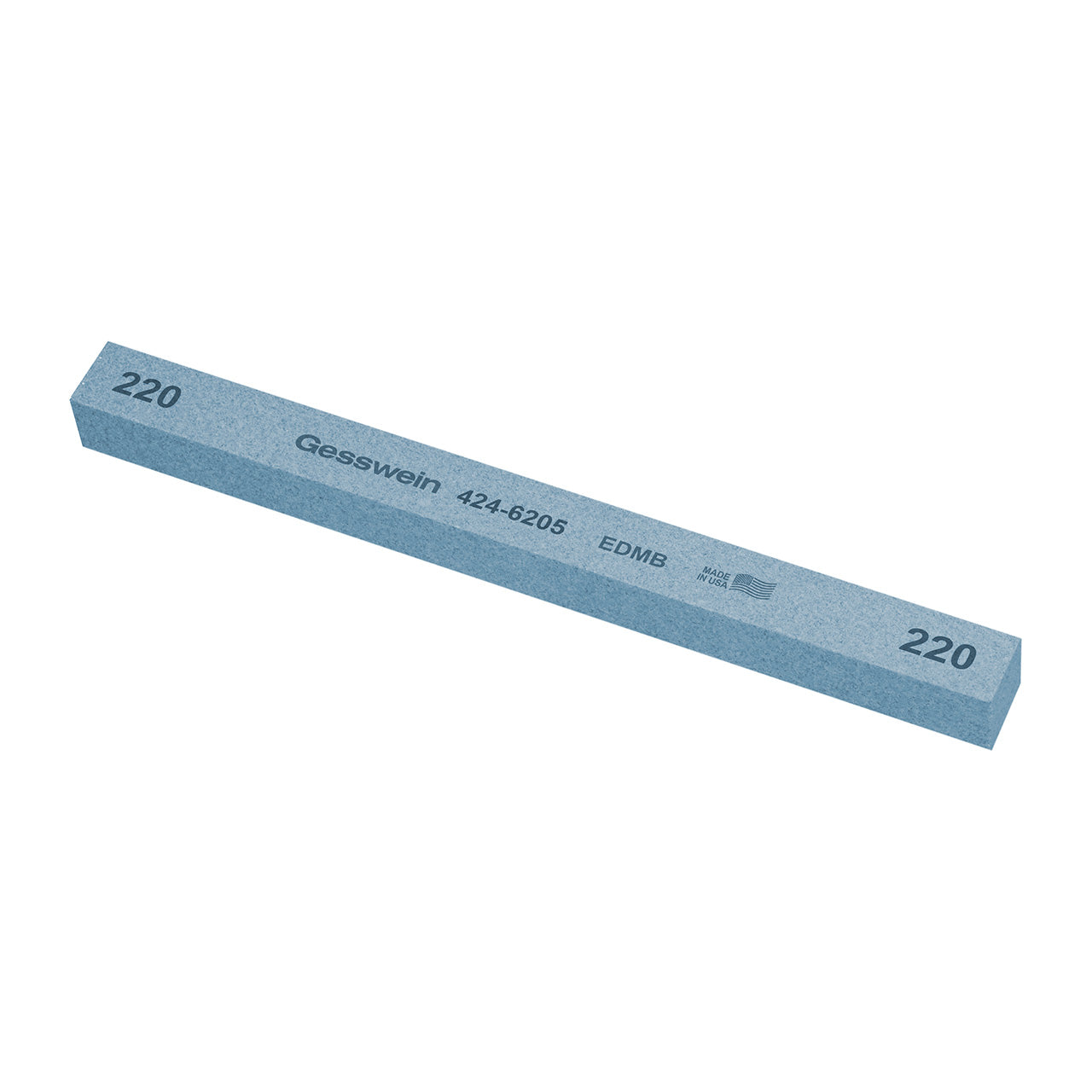 Gesswein® EDM Blue Stones - 1/2" x 1/2" x 6", 220 Grit (Pkg. of 6)