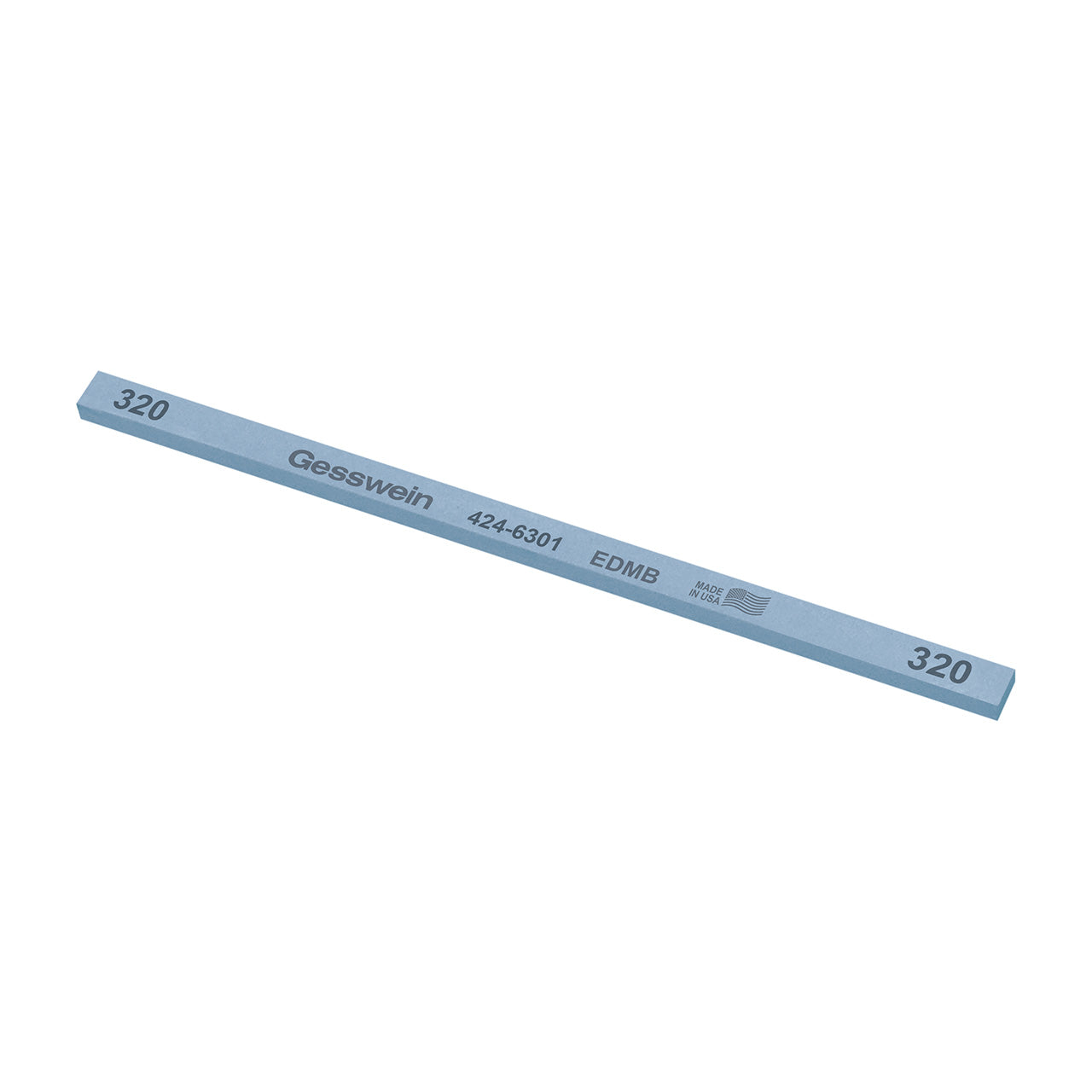 Gesswein® EDM Blue Stones - 1/4" x 1/8" x 6", 320 Grit (Pkg. of 12)