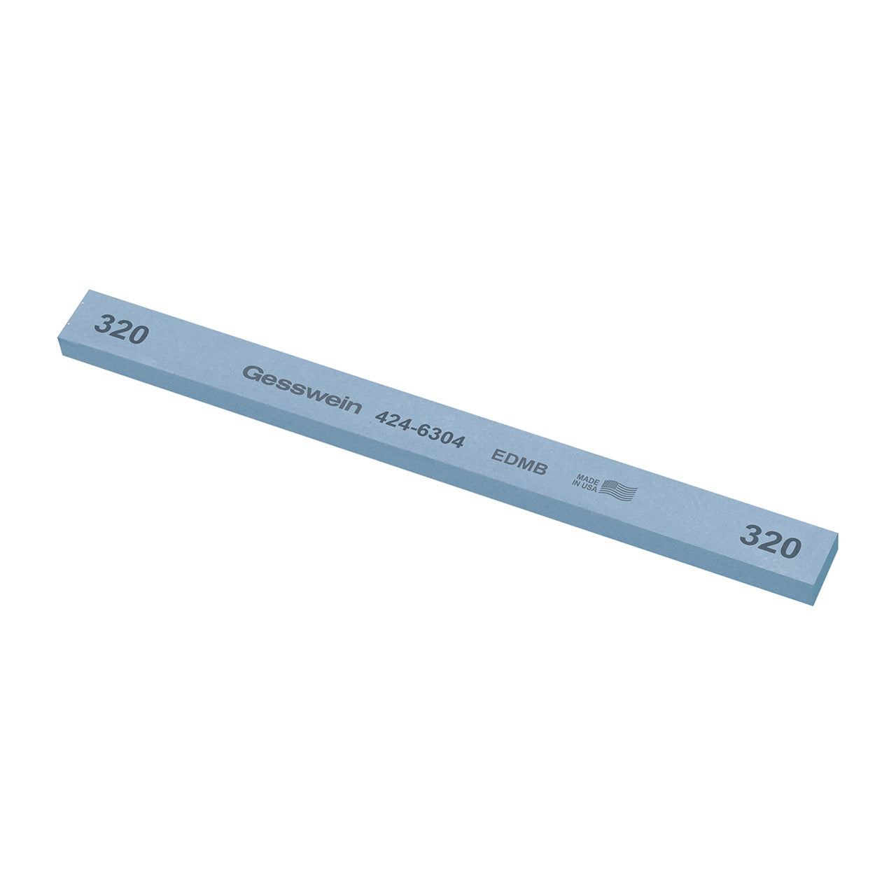 Gesswein® EDM Blue Stones - 1/2" x 1/4" x 6", 320 Grit (Pkg. of 12)
