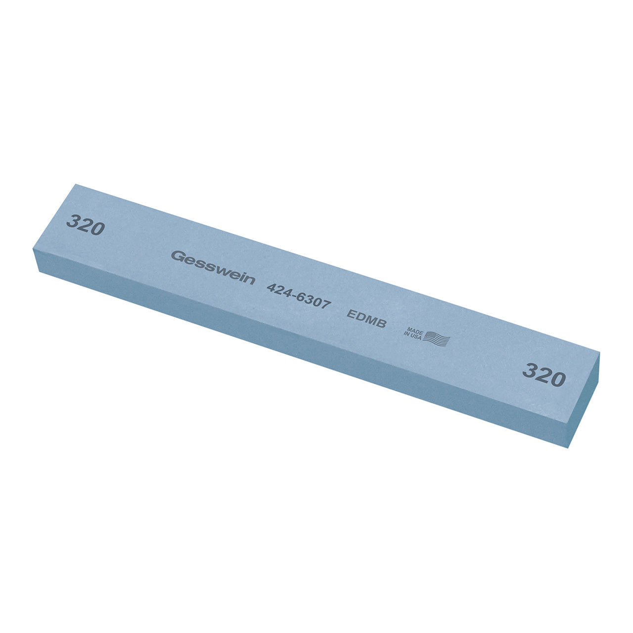 Gesswein® EDM Blue Stones - 1" x 1/2" x 6", 320 Grit (Pkg. of 6)