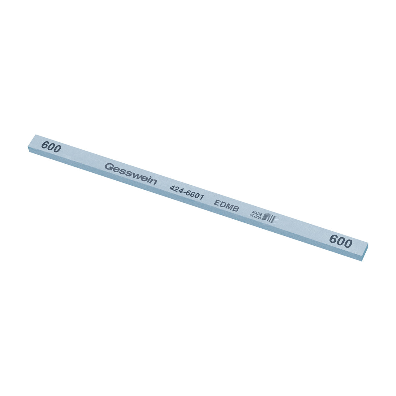 Gesswein® EDM Blue Stones - 1/4" x 1/8" x 6", 600 Grit (Pkg. of 12)