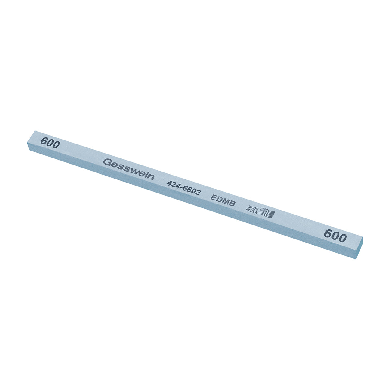 Gesswein® EDM Blue Stones - 1/4" x 1/4" x 6", 600 Grit (Pkg. of 12)