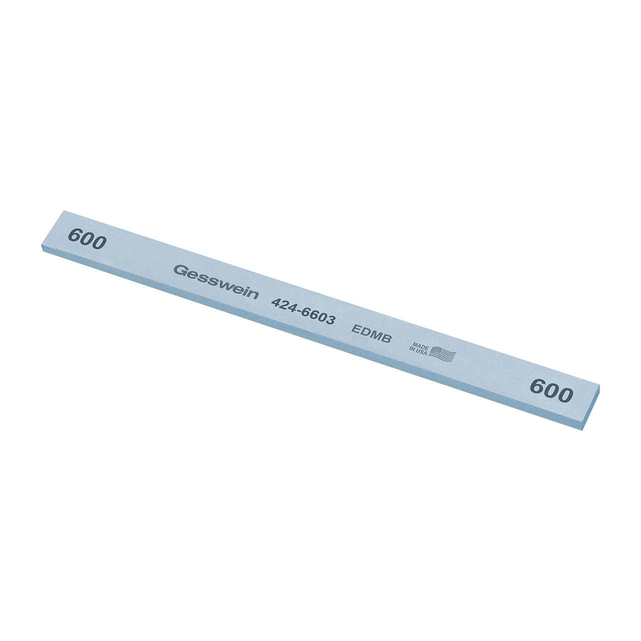 Gesswein® EDM Blue Stones - 1/2" x 1/8" x 6", 600 Grit (Pkg. of 12)