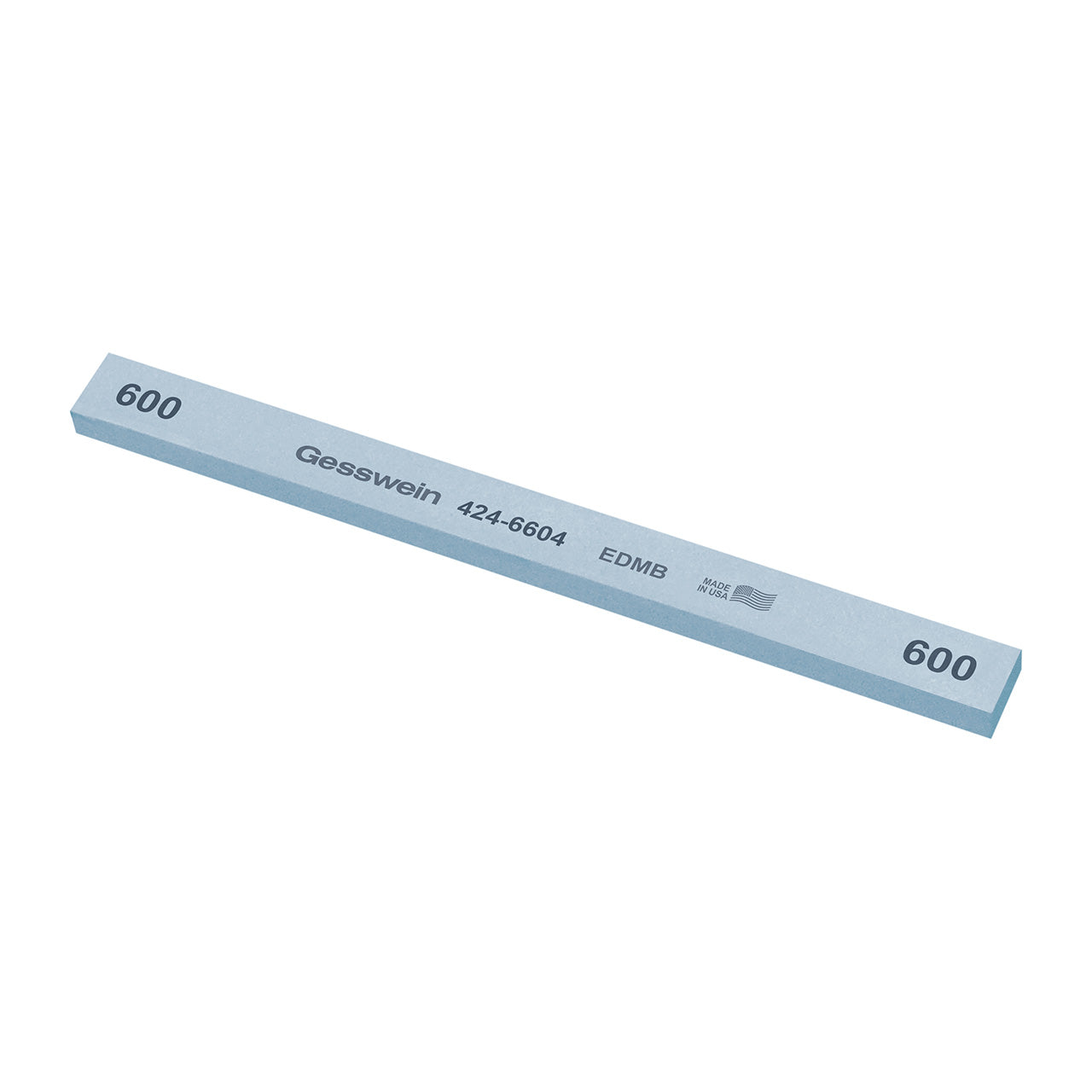 Gesswein® EDM Blue Stones - 1/2" x 1/4" x 6", 600 Grit (Pkg. of 12)