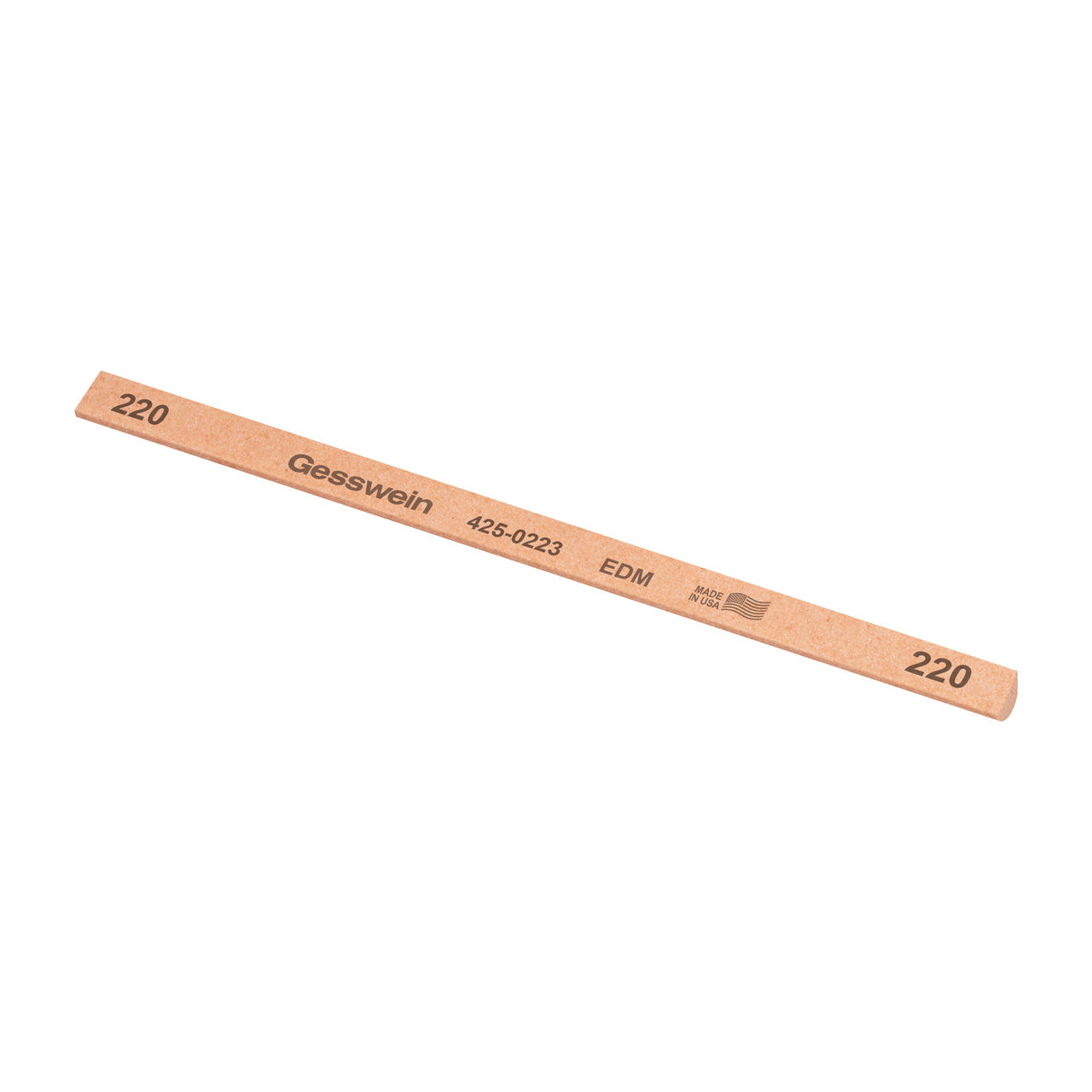 Gesswein® EDM Stones - 1/4" x 6" Hybrid, 220 Grit (Pkg. of 12)