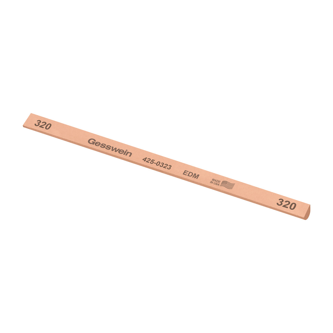 Gesswein® EDM Stones - 1/4" x 6" Hybrid, 320 Grit (Pkg. of 12)