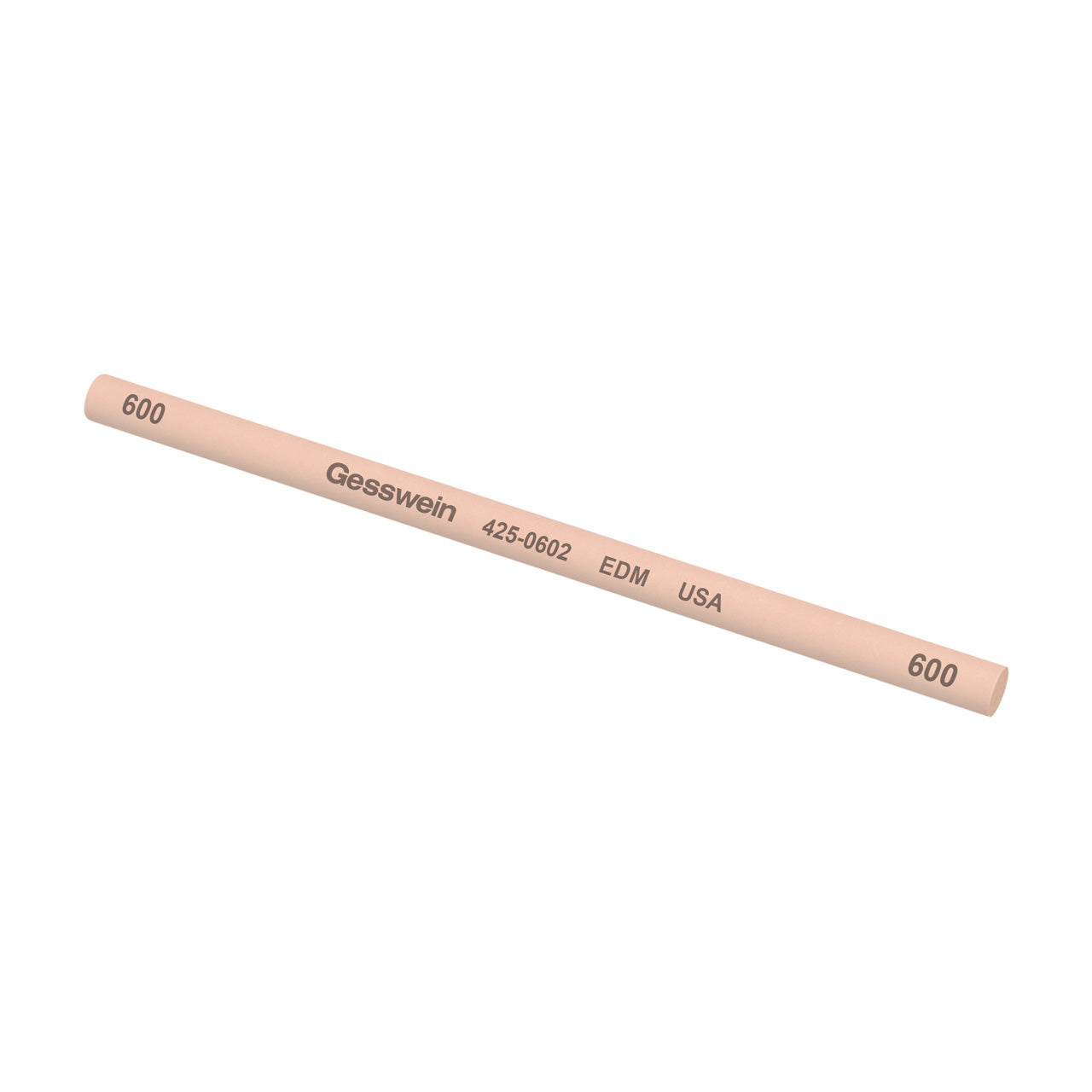Gesswein® EDM Stones - 1/4" Round x 6", 600 Grit (Pkg. of 6)