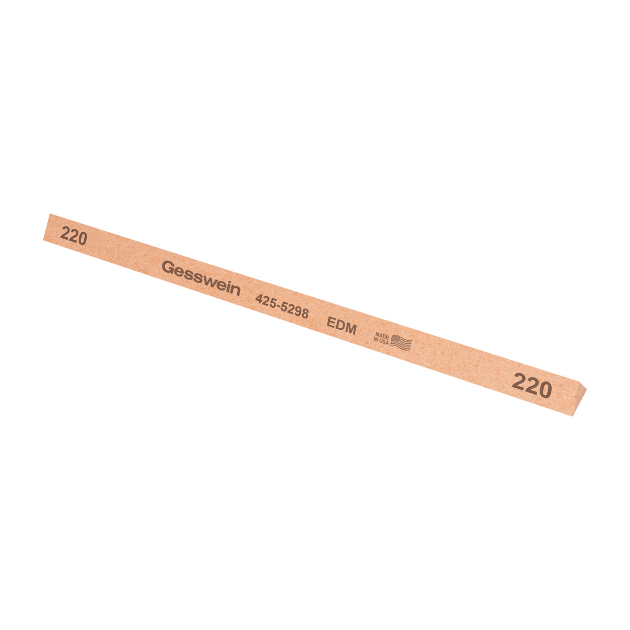 Gesswein® EDM Stones - 3/8" x 6" Triangle, 220 Grit (Pkg. of 12)
