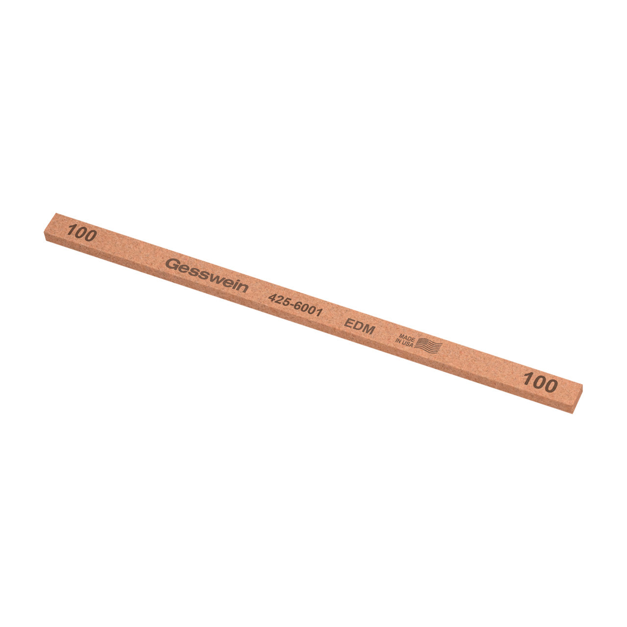 Gesswein® EDM Stones - 1/4" x 1/8" x 6", 100 Grit (Pkg. of 12)
