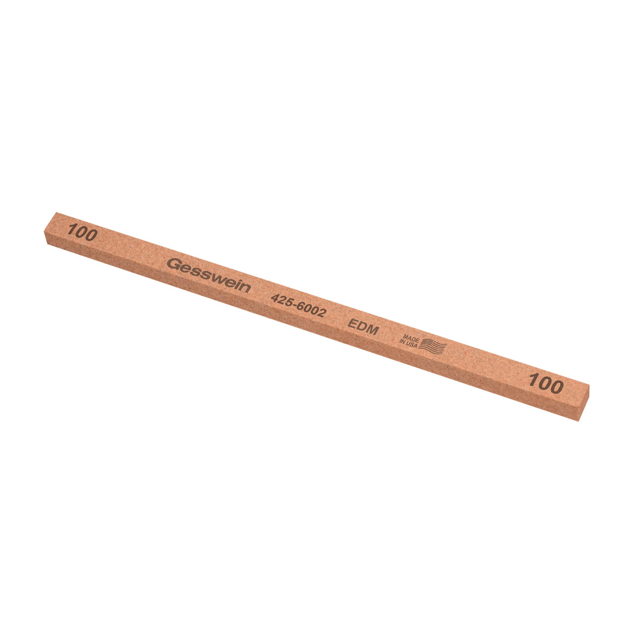 Gesswein® EDM Stones - 1/4" x 1/4" x 6", 100 Grit (Pkg. of 12)