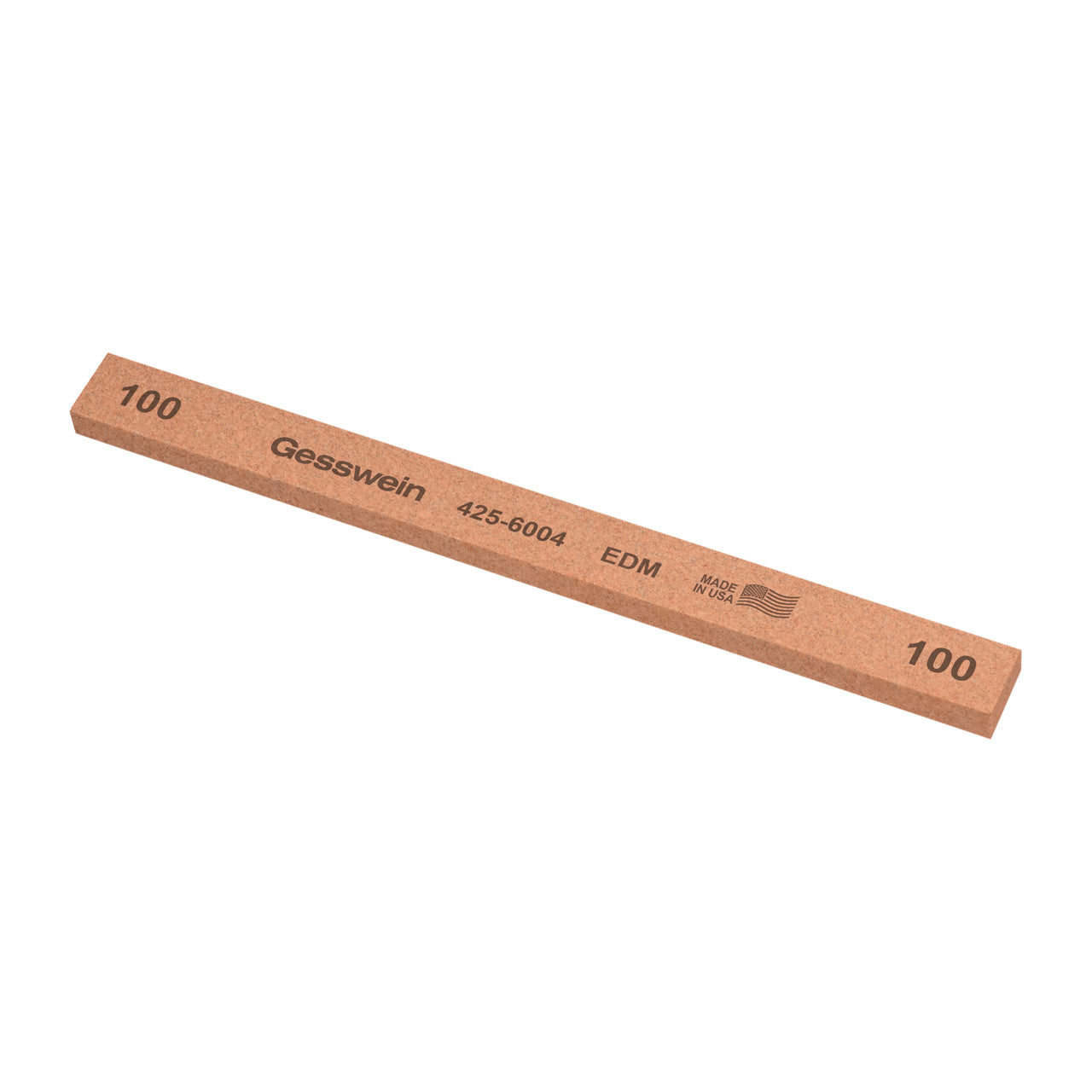 Gesswein® EDM Stones - 1/2" x 1/4" x 6", 100 Grit (Pkg. of 12)