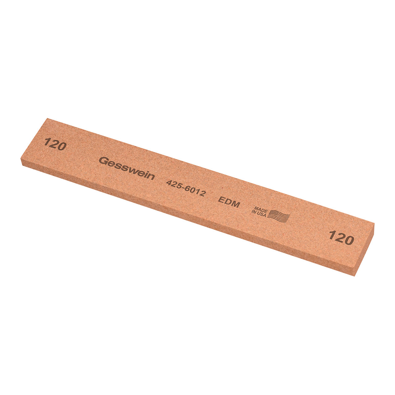 Gesswein® EDM Stones - 1" x 1/4" x 6", 120 Grit (Pkg. of 6)