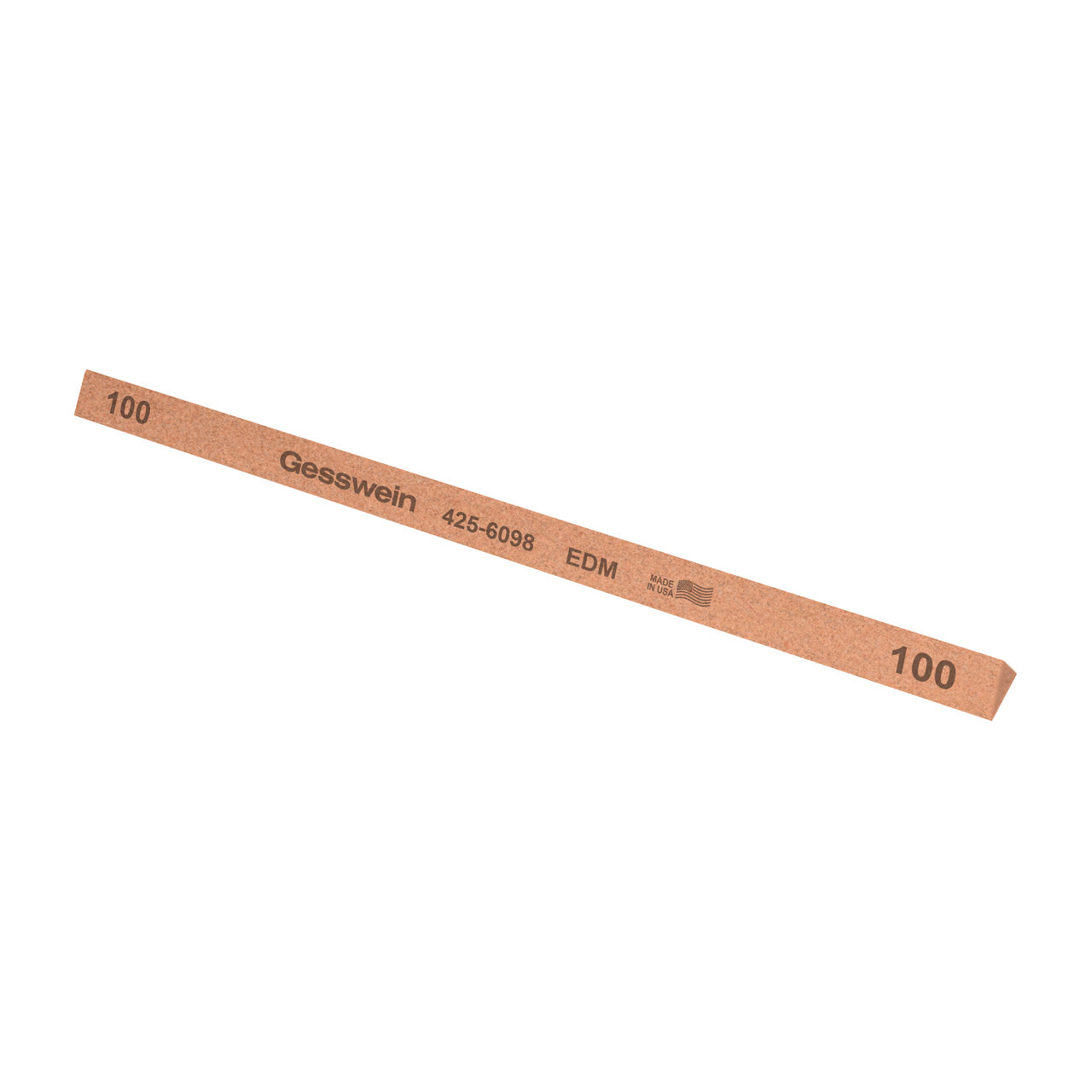 Gesswein® EDM Stones - 3/8" x 6", Triangle, 100 Grit (Pkg. of 12)