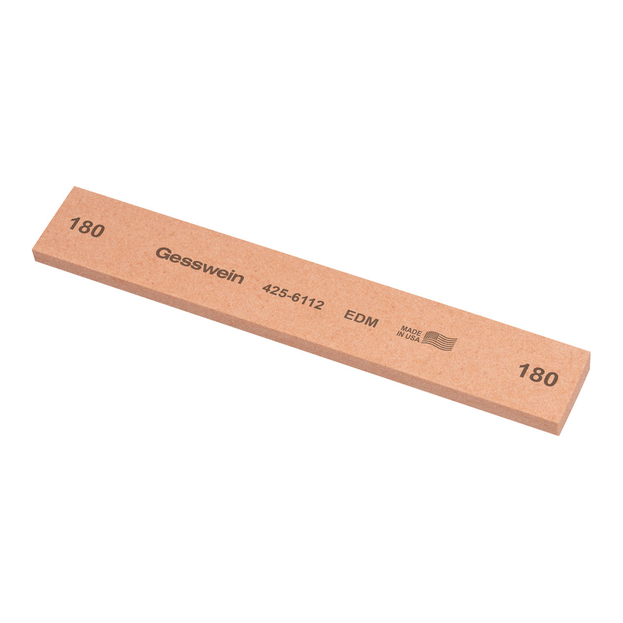 Gesswein® EDM Stones - 1" x 1/4" x 6", 180 Grit (Pkg. of 6)