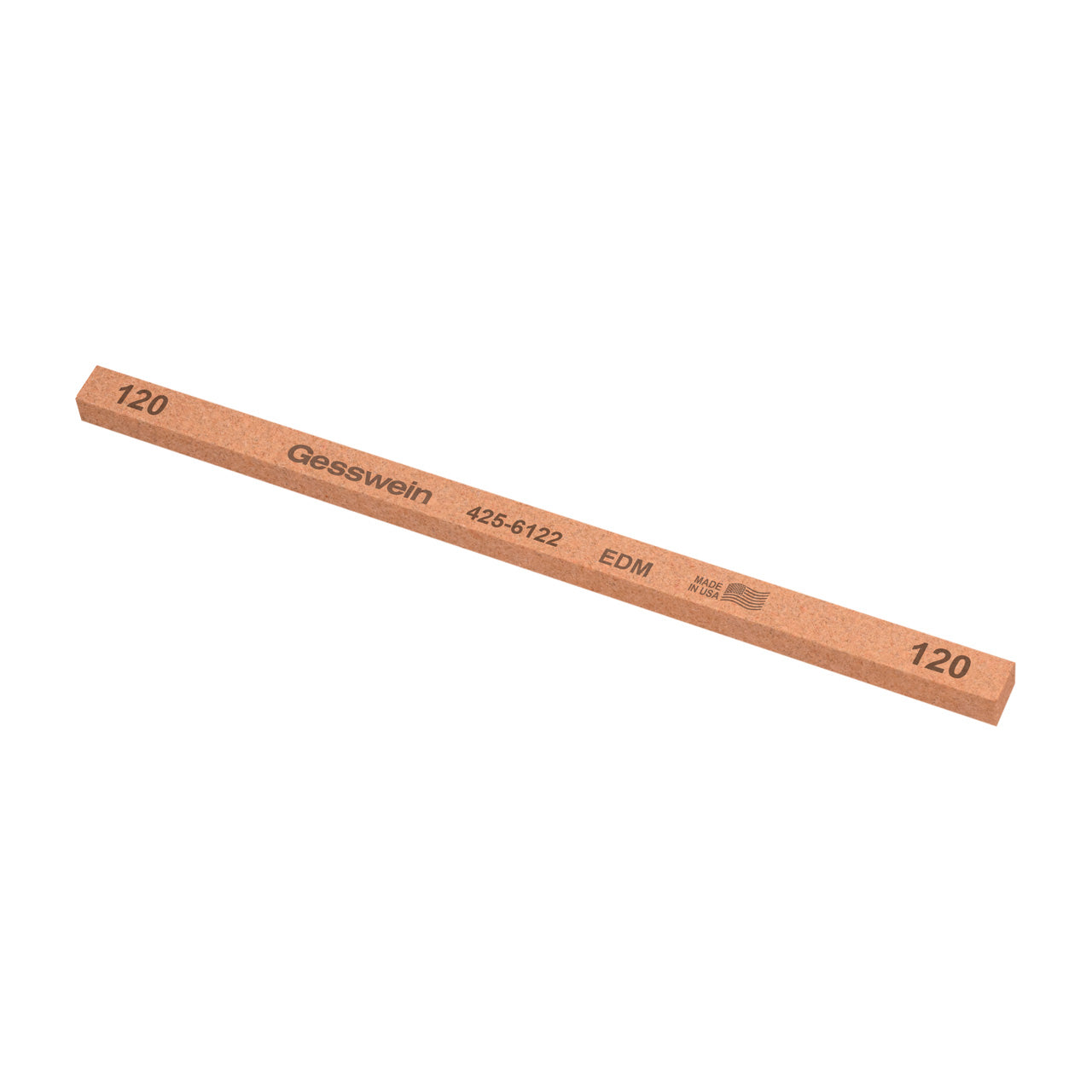 Gesswein® EDM Stones - 1/4" x 1/4" x 6", 120 Grit (Pkg. of 12)