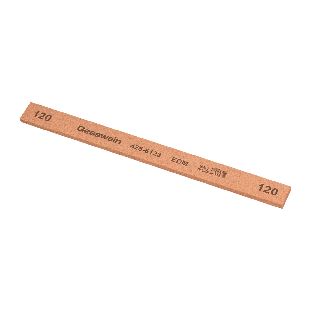 Gesswein® EDM Stones - 1/2" x 1/8" x 6", 120 Grit (Pkg. of 12)