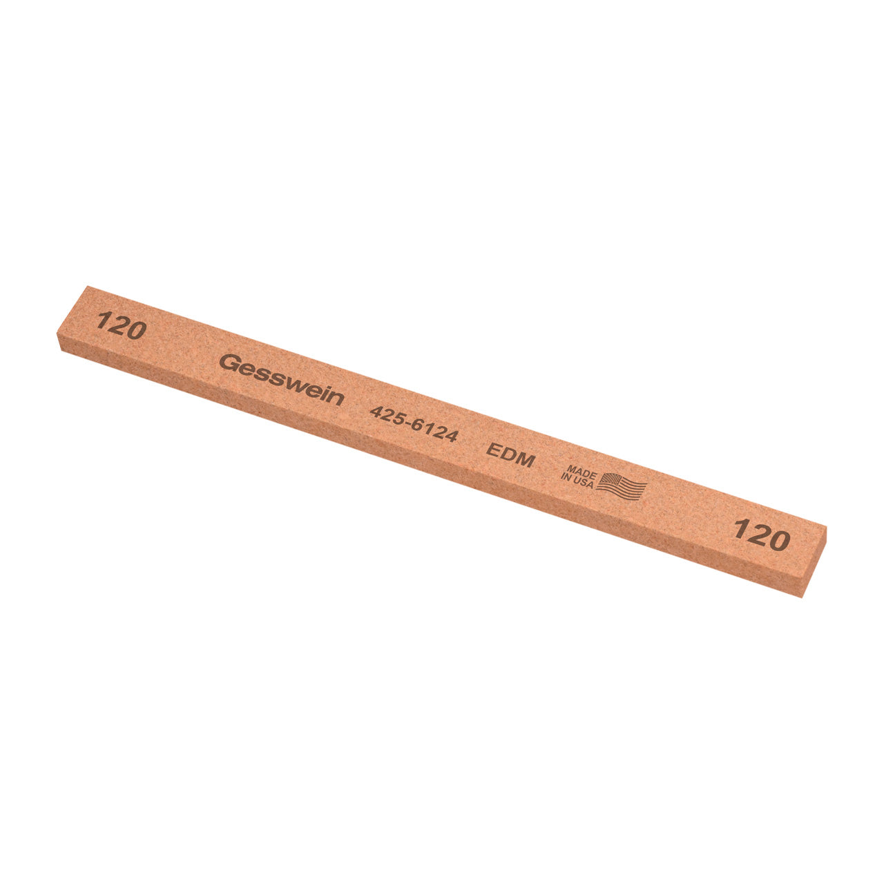 Gesswein® EDM Stones - 1/2" x 1/4" x 6", 120 Grit (Pkg. of 12)