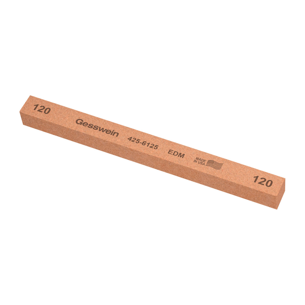 Gesswein® EDM Stones - 1/2" x 1/2" x 6", 120 Grit (Pkg. of 6)