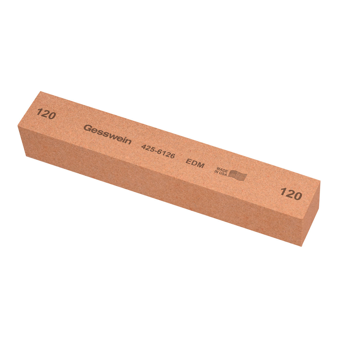 Gesswein® EDM Stones - 1" x 1" x 6", 120 Grit (Pkg. of 6)