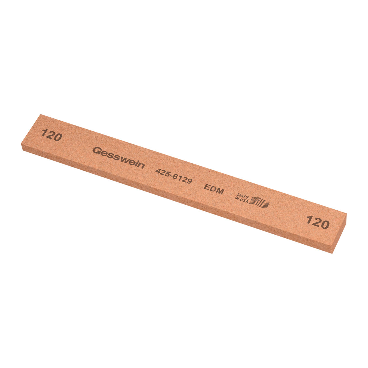 Gesswein® EDM Stones - 3/4" x 1/4" x 6", 120 Grit (Pkg. of 6)