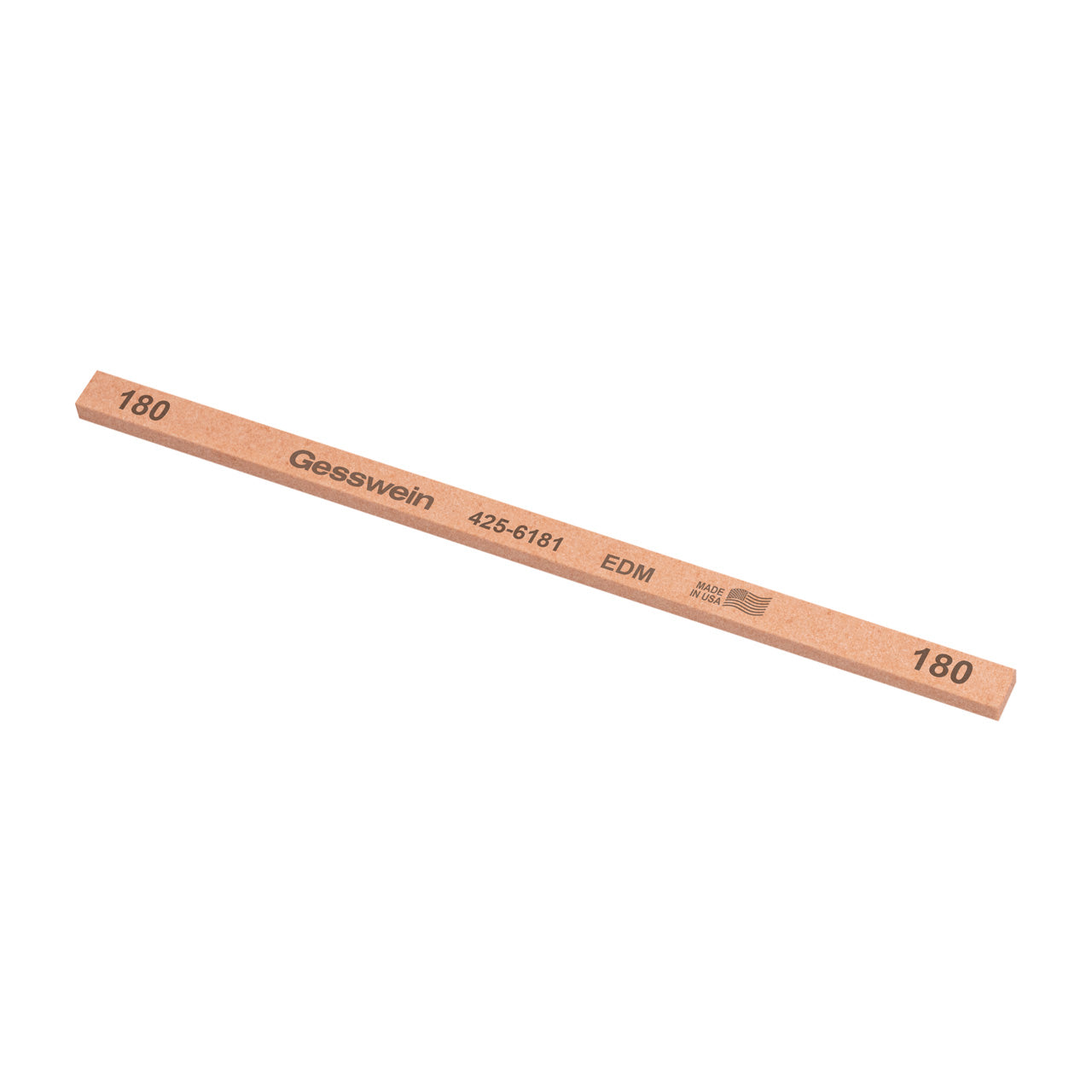 Gesswein® EDM Stones - 1/4" x 1/8" x 6", 180 Grit (Pkg. of 12)