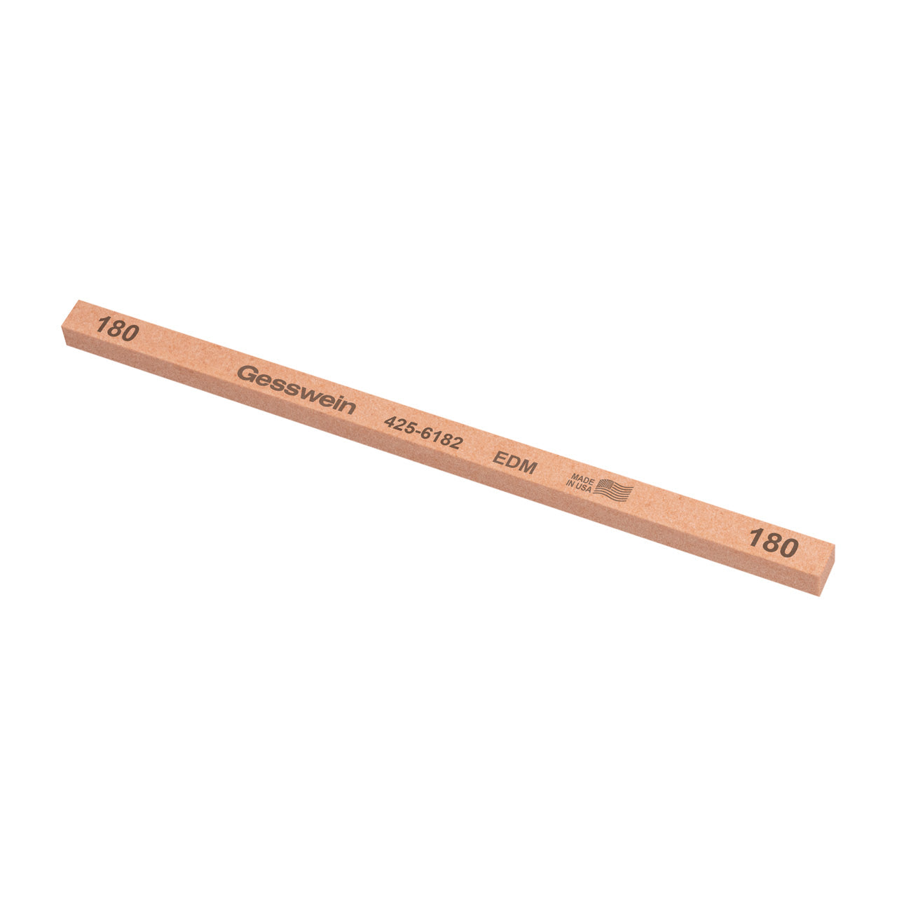 Gesswein® EDM Stones - 1/4" x 1/4" x 6", 180 Grit (Pkg. of 12)