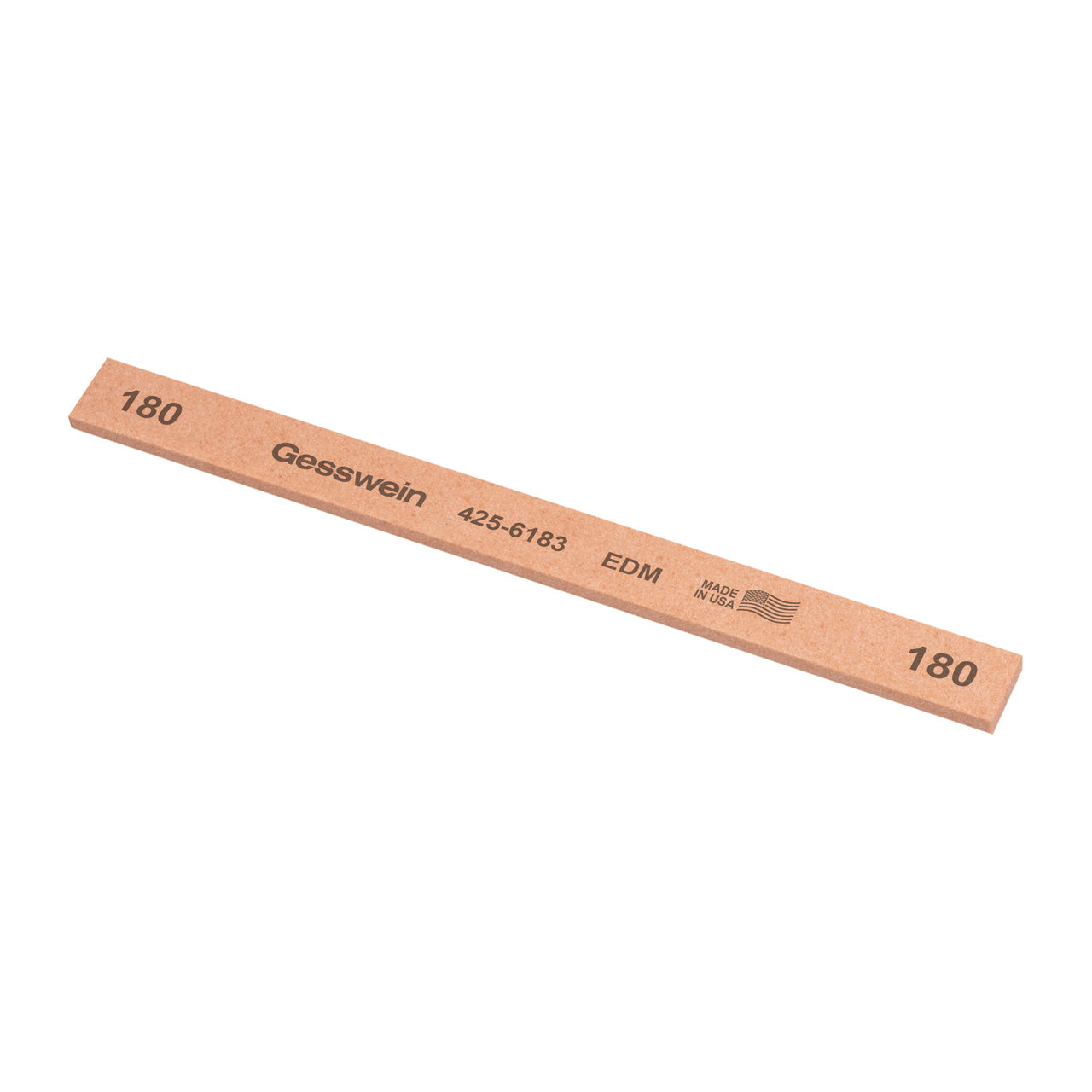 Gesswein® EDM Stones - 1/2" x 1/8" x 6", 180 Grit (Pkg. of 12)
