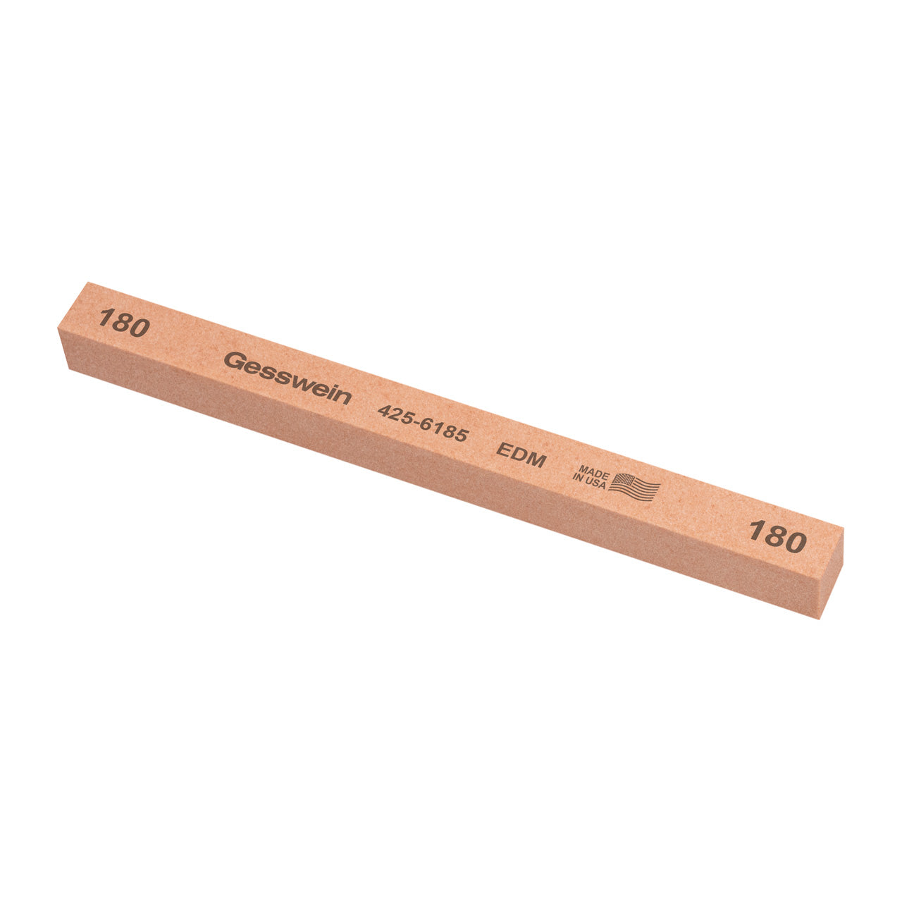 Gesswein® EDM Stones - 1/2" x 1/2" x 6", 180 Grit (Pkg. of 6)