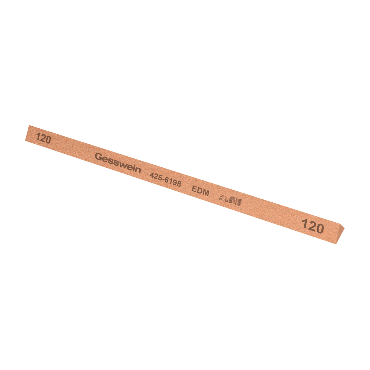 Gesswein® EDM Stones - 3/8" x 6" Triangle, 120 Grit (Pkg. of 12)