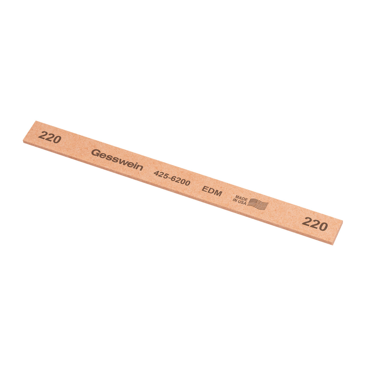 Gesswein® EDM Stones - 1/2" x 1/16" x 6", 220 Grit (Pkg. of 12)