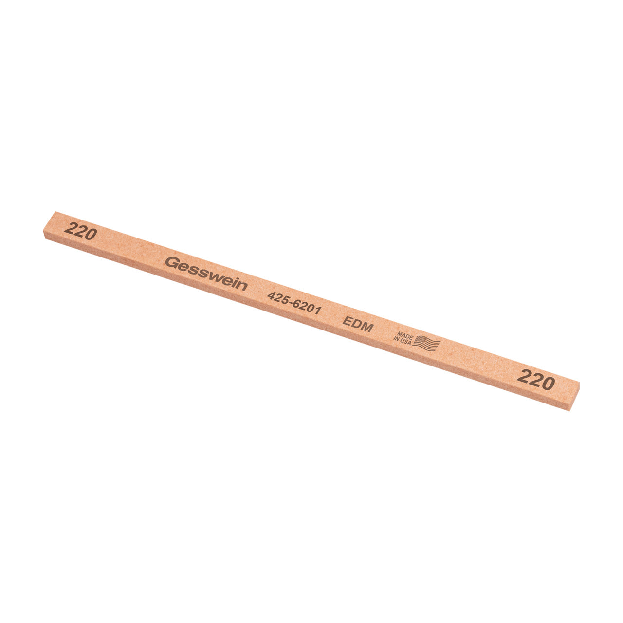 Gesswein® EDM Stones - 1/4" x 1/8" x 6", 220 Grit (Pkg. of 12)