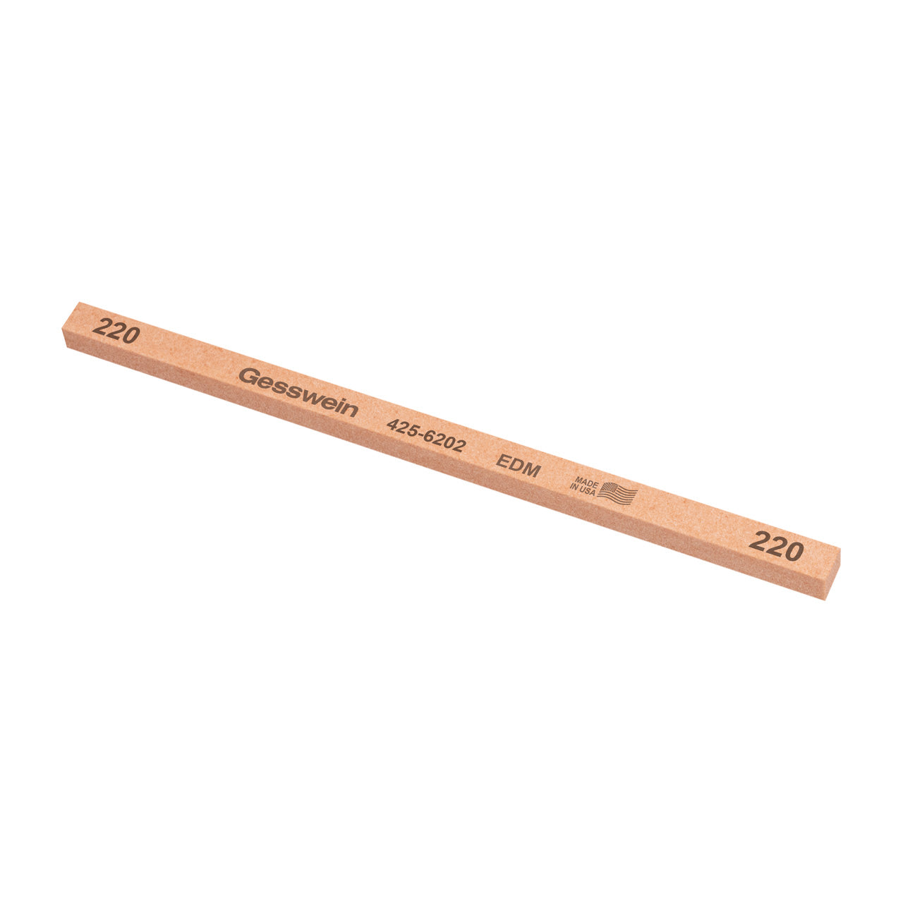 Gesswein® EDM Stones - 1/4" x 1/4" x 6", 220 Grit (Pkg. of 12)