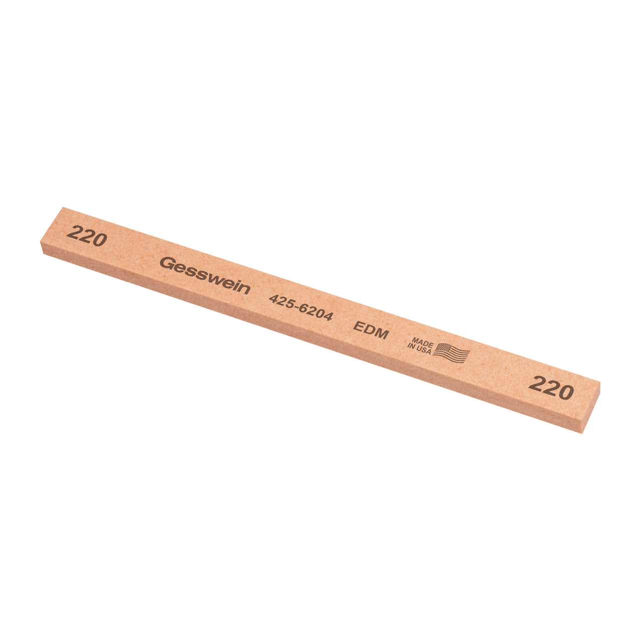 Gesswein® EDM Stones - 1/2" x 1/4" x 6", 220 Grit (Pkg. of 12)