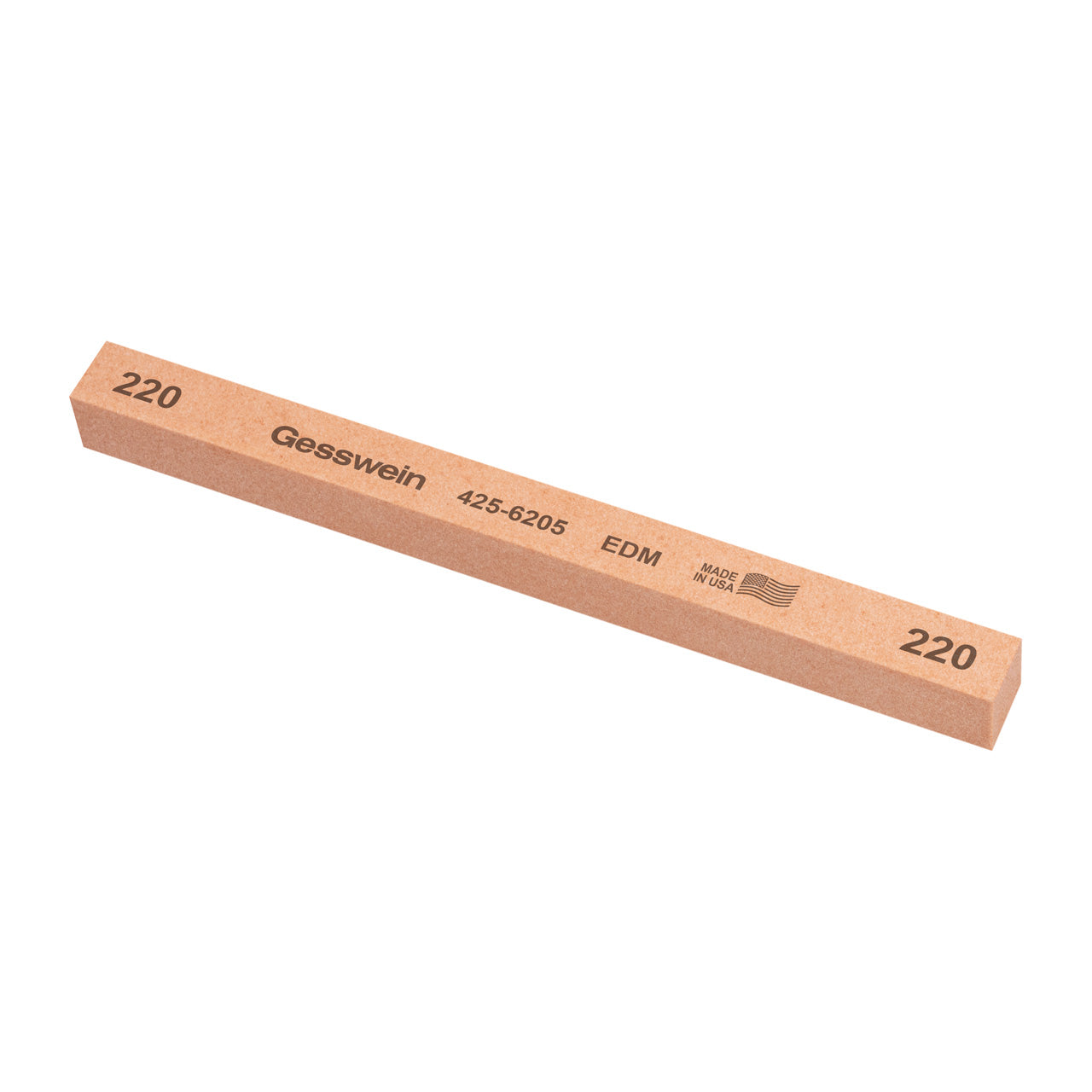 Gesswein® EDM Stones - 1/2" x 1/2" x 6", 220 Grit (Pkg. of 6)
