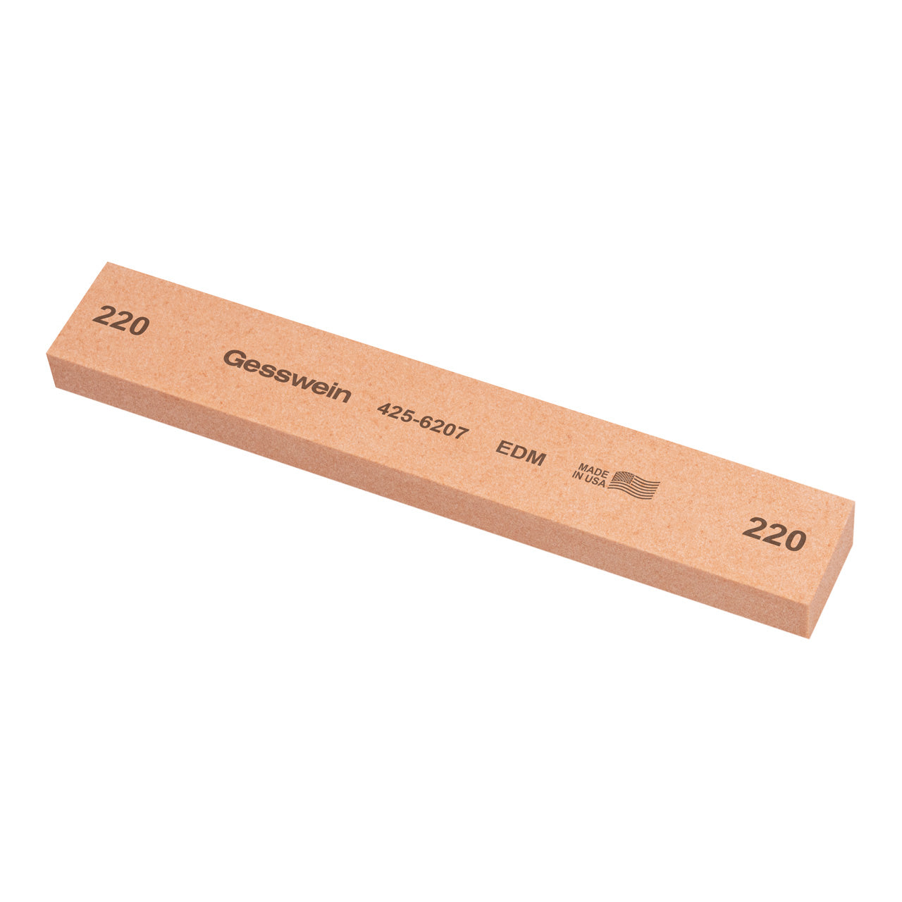 Gesswein® EDM Stones - 1" x 1/2" x 6", 220 Grit (Pkg. of 6)