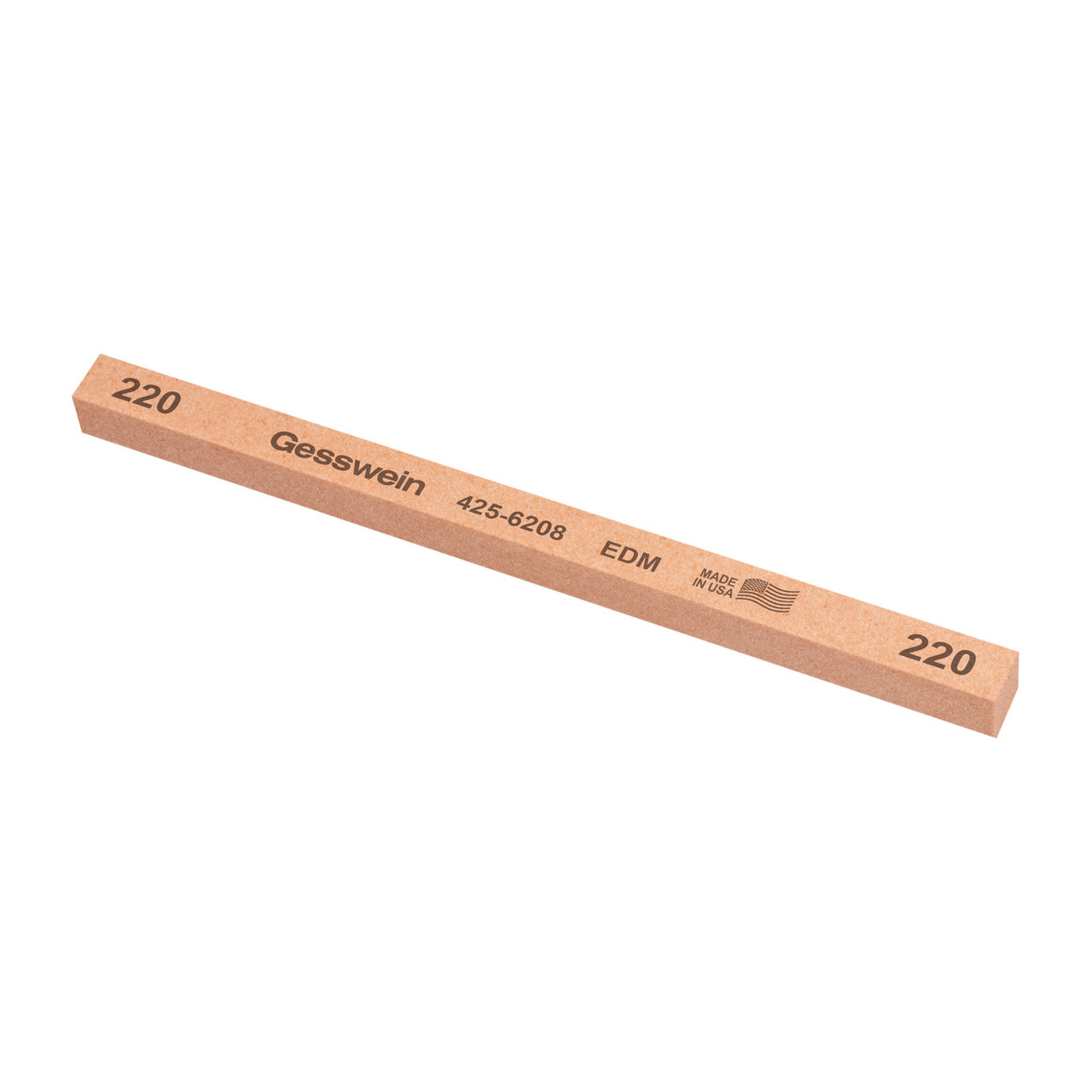 Gesswein® EDM Stones - 3/8" x 3/8" x 6", 220 Grit (Pkg. of 12)
