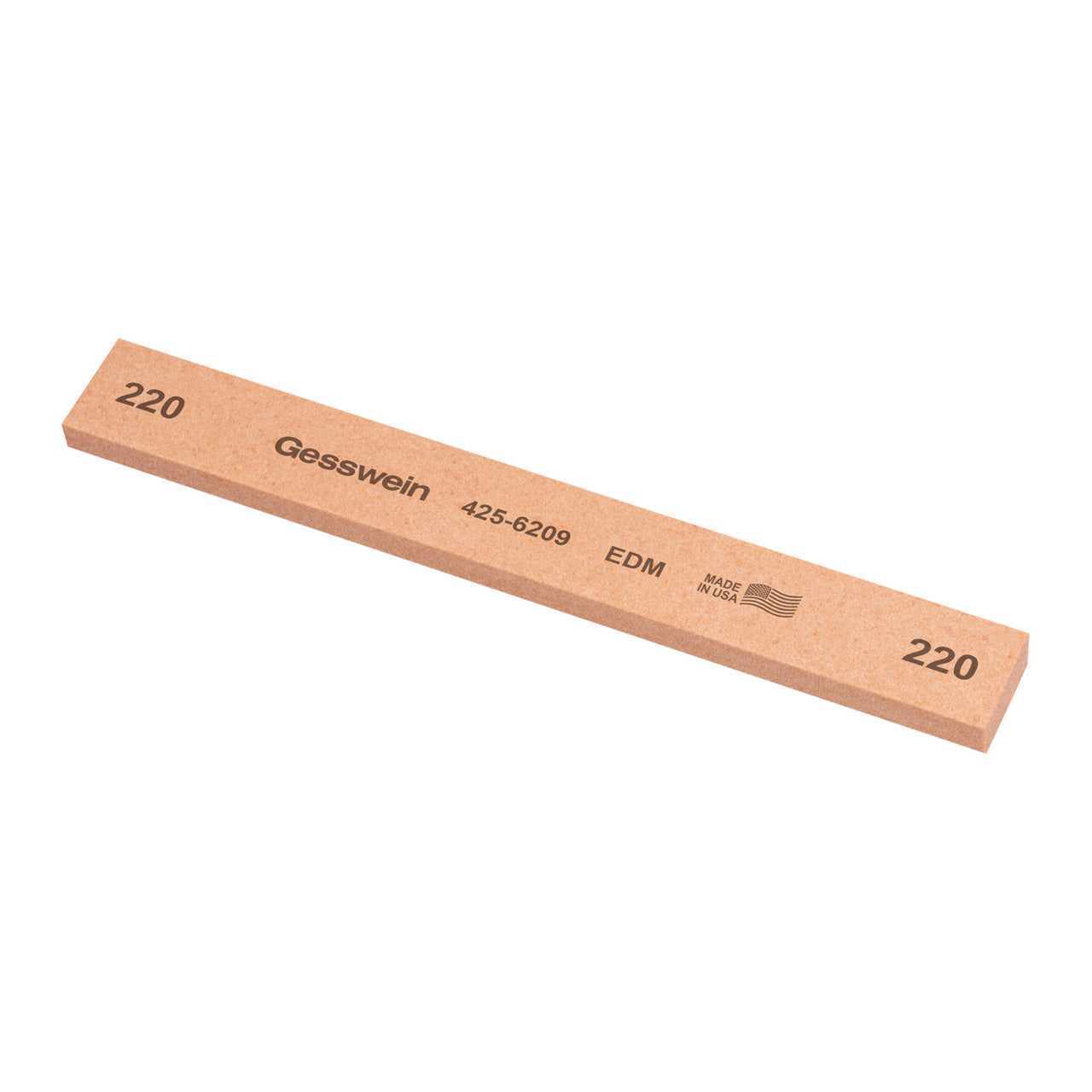 Gesswein® EDM Stones - 3/4" x 1/4" x 6", 220 Grit (Pkg. of 6)