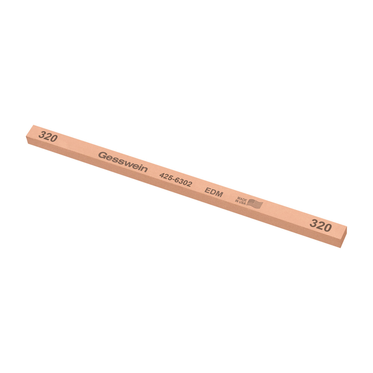 Gesswein® EDM Stones - 1/4" x 1/4" x 6", 320 Grit (Pkg. of 12)