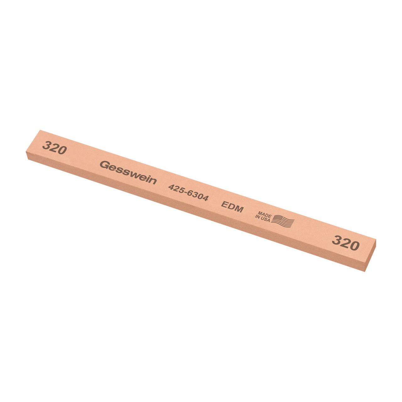 Gesswein® EDM Stones - 1/2" x 1/4" x 6", 320 Grit (Pkg. of 12)