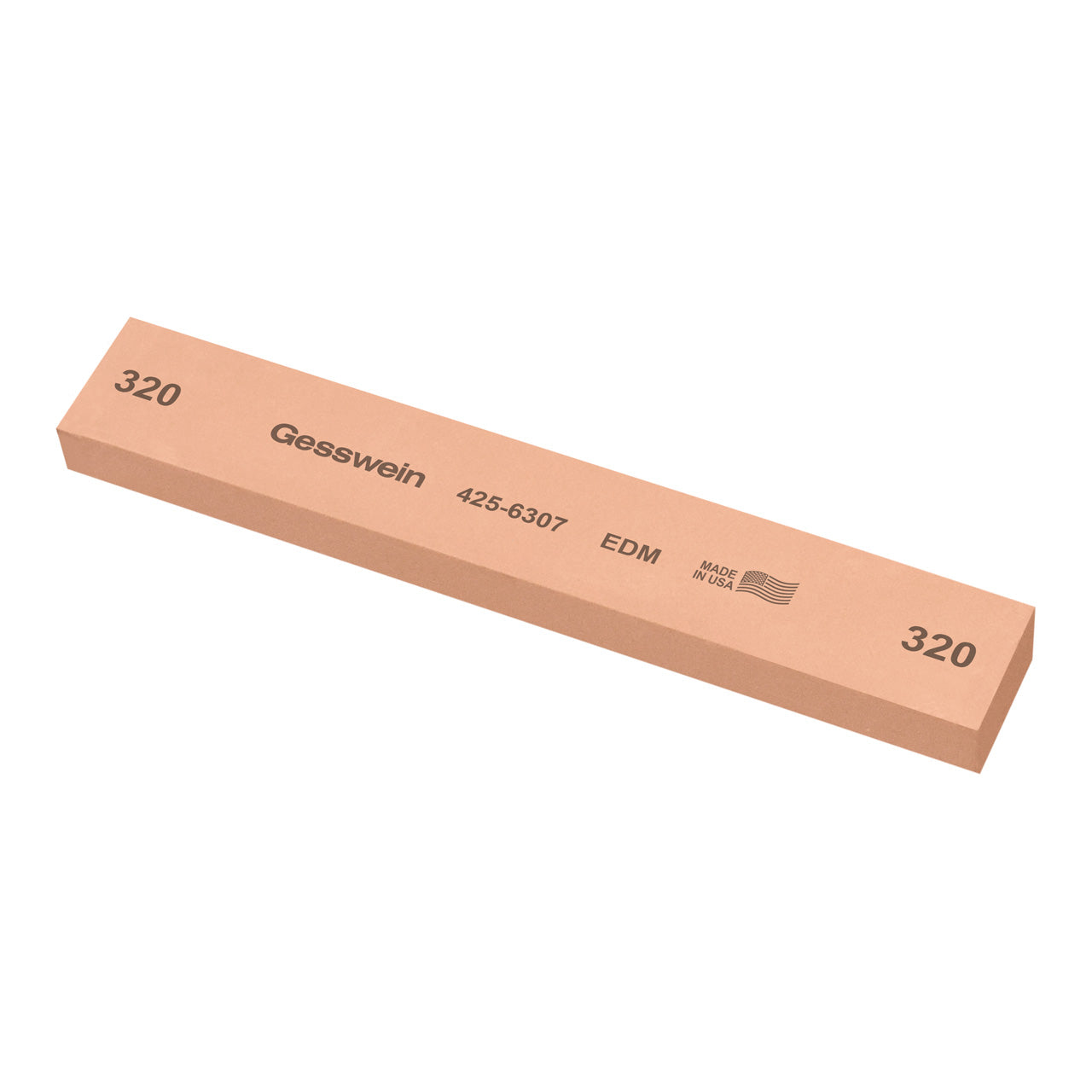 Gesswein® EDM Stones - 1" x 1/2" x 6", 320 Grit (Pkg. of 6)
