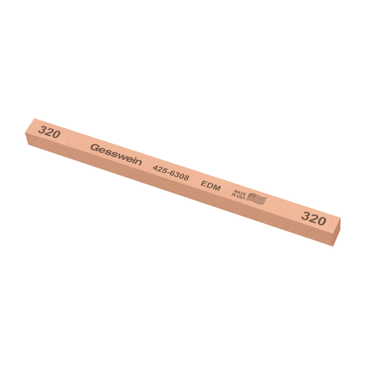 Gesswein® EDM Stones - 3/8" x 3/8" x 6", 320 Grit (Pkg. of 12)