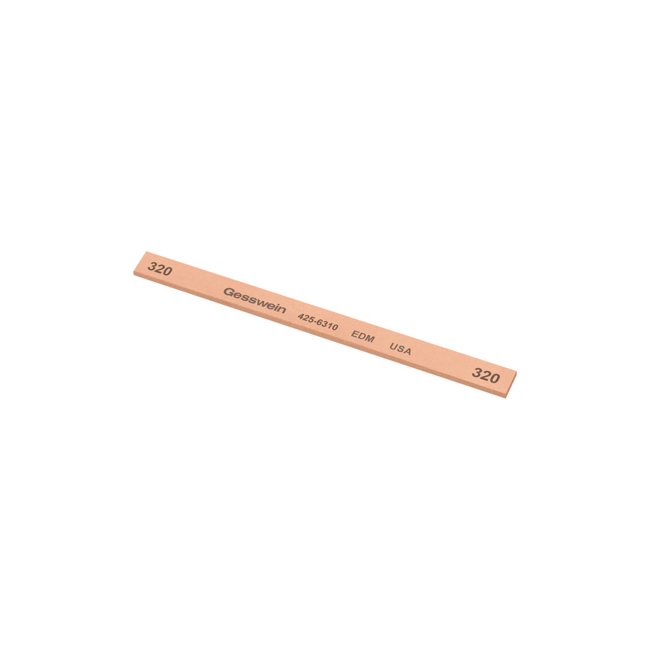 Gesswein® EDM Stones - 1/4" x 1/16" x 4", 320 Grit (Pkg. of 12)